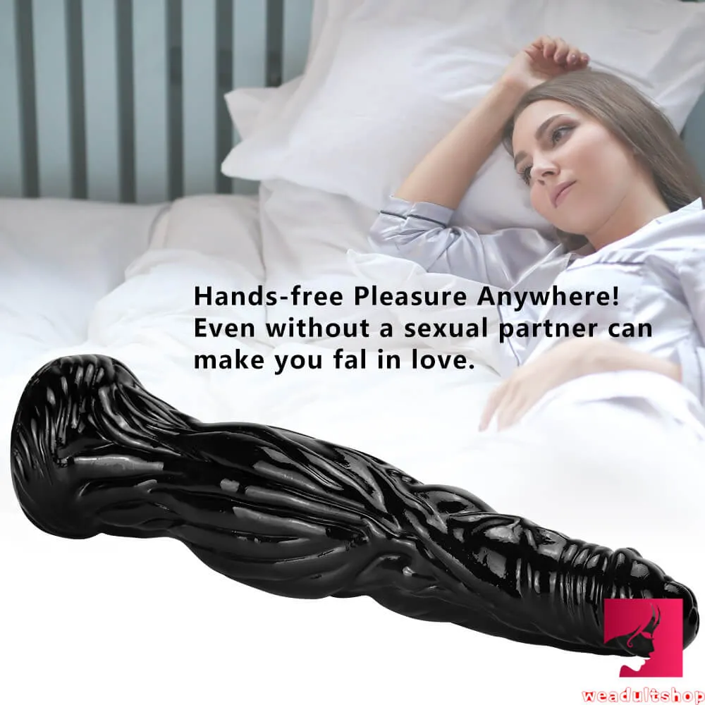 12.6in Odd Thick Big Butt Plug Dildo For Women Men Riding