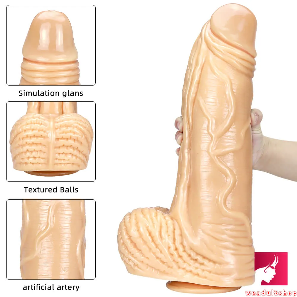 15.35in Long Big Thick Anal Riding Dildo For Sexy Girl Adult Toy