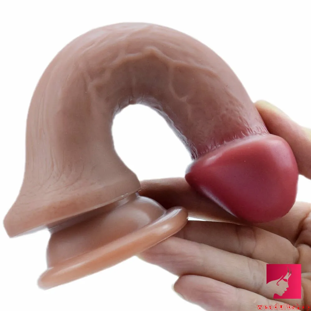 7.08in Soft Silicone Double Layer Dildo Adult Toy For Female Male