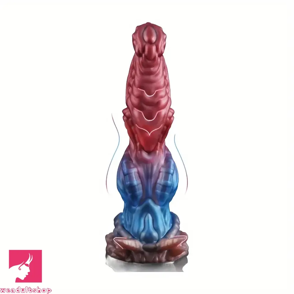 9.84in Fantasy Monster Big Silicone Soft Dildo Knotted Adult Toy