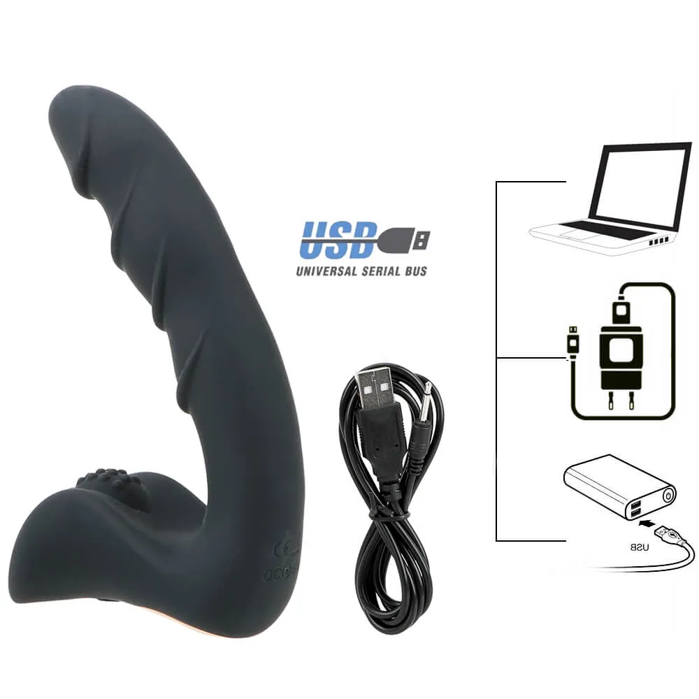 Backyard Vibration Massaging Remote Control Butt Plug For Gay Men