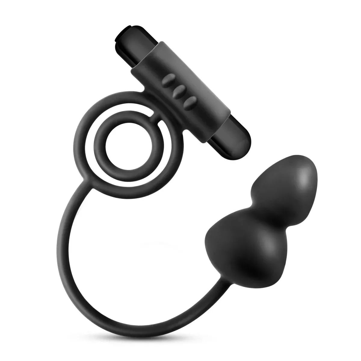Blush Anal Adventures Anal Plug with Vibrating C-Ring