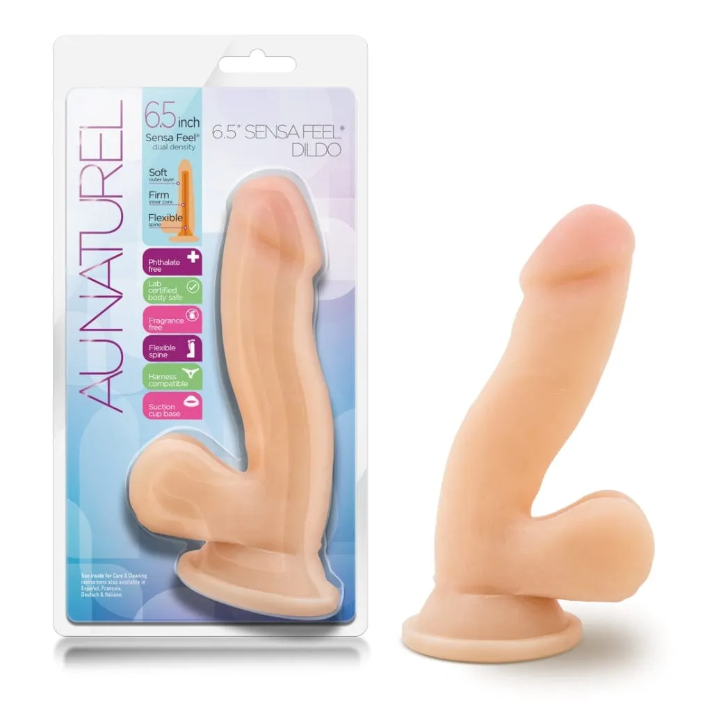 Blush Au Naturel 6.5 Sensa Feel Dildo Beige