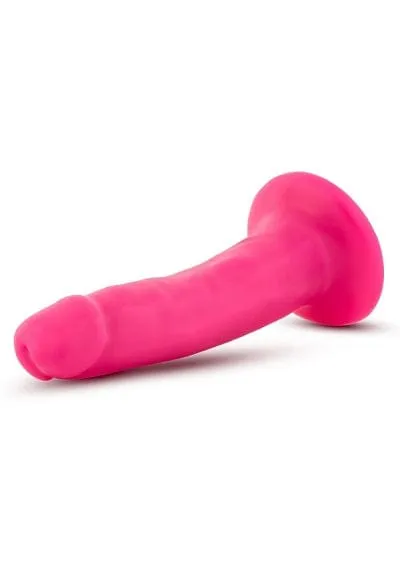 Blush Neo Neon Pink 6 Inch Dual Density Cock