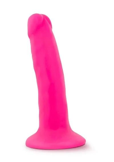Blush Neo Neon Pink 6 Inch Dual Density Cock