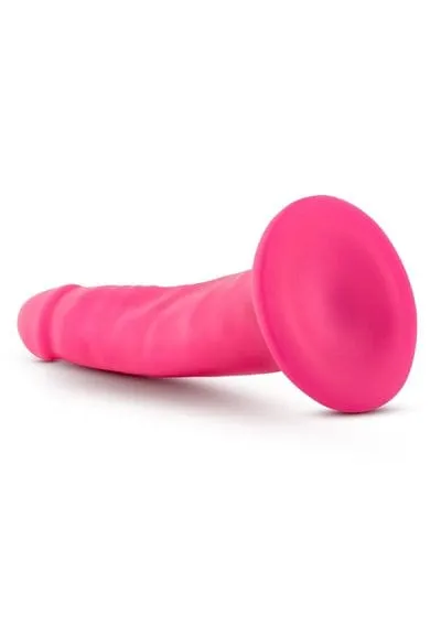 Blush Neo Neon Pink 6 Inch Dual Density Cock