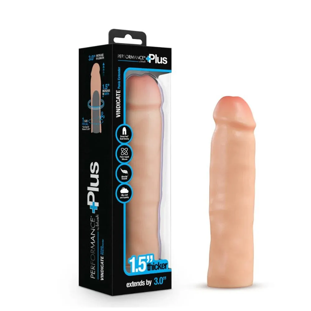 Blush Performance Plus 3 Silicone Penis Xtender