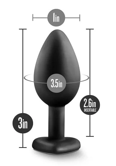 Blush Temptasia Black Bling Plug Small