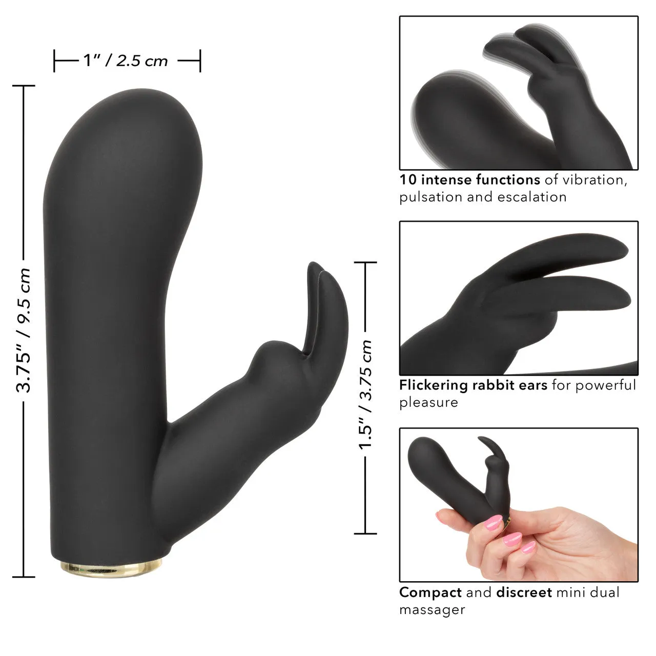 CalExotics Raven Bunny Vibrator Rechargeable