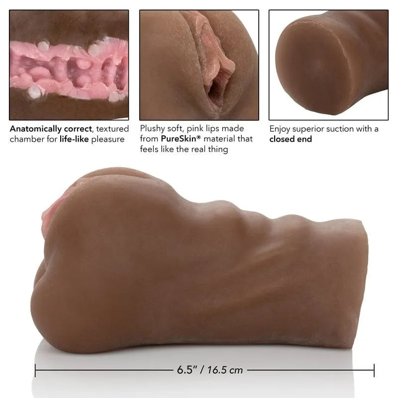 Calexotics Stroke It Pussy Brown