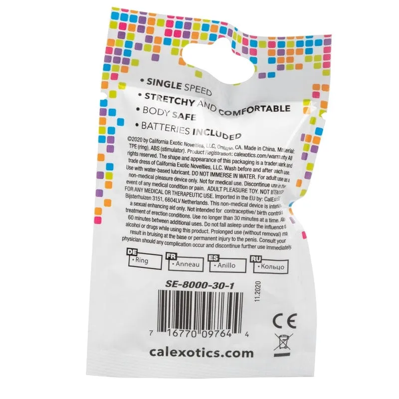 Calexotics Vibrating Ring Foil Pack Pink
