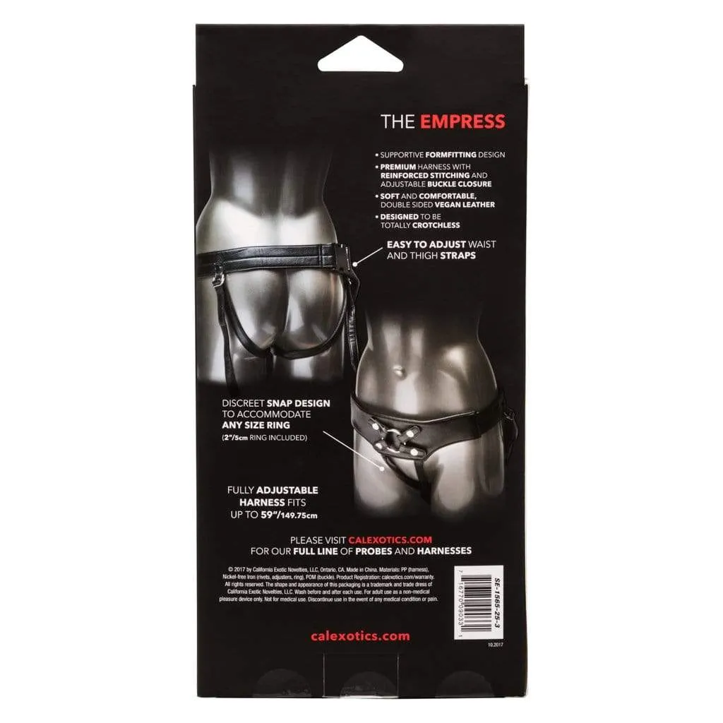 California Exotics - Her Royal Crotchless Strap On Harness The Empress (Black)