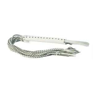 Corset Flogger  - White/Grey