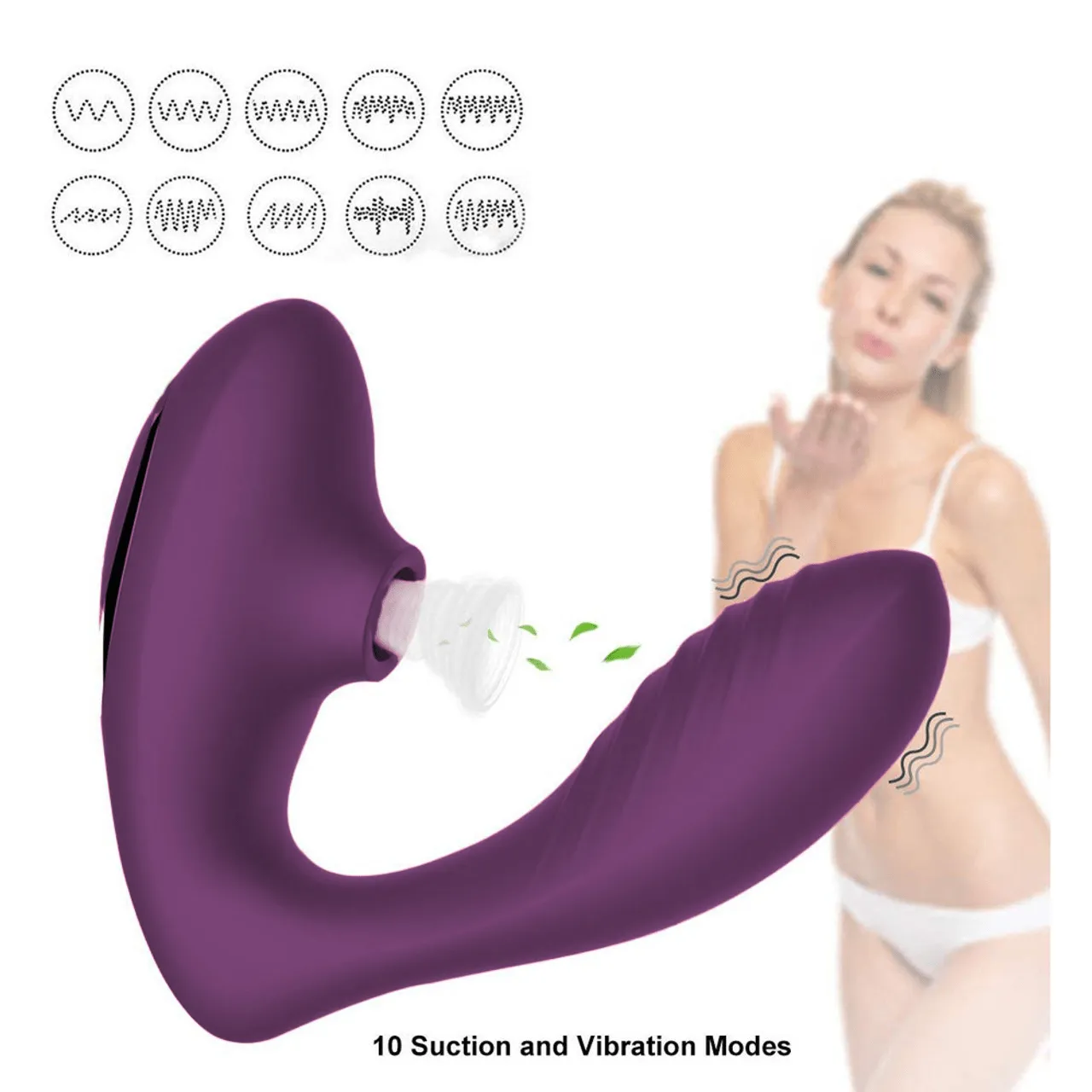 DeeVa OMG Vibra G Pulse Clitoral Air Massager