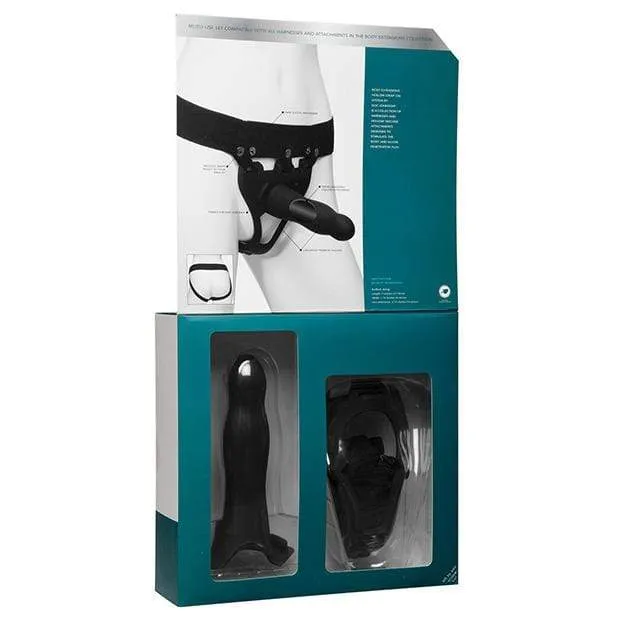Doc Johnson - Body Extensions Be Daring 2 Piece Strap On Set (Black)