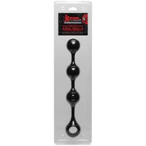 Doc Johnson Kink Weighted Silicone Anal Balls Black