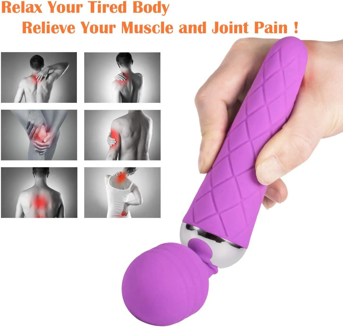 Electric Wand Massager Vibrator For Women Adult Toy