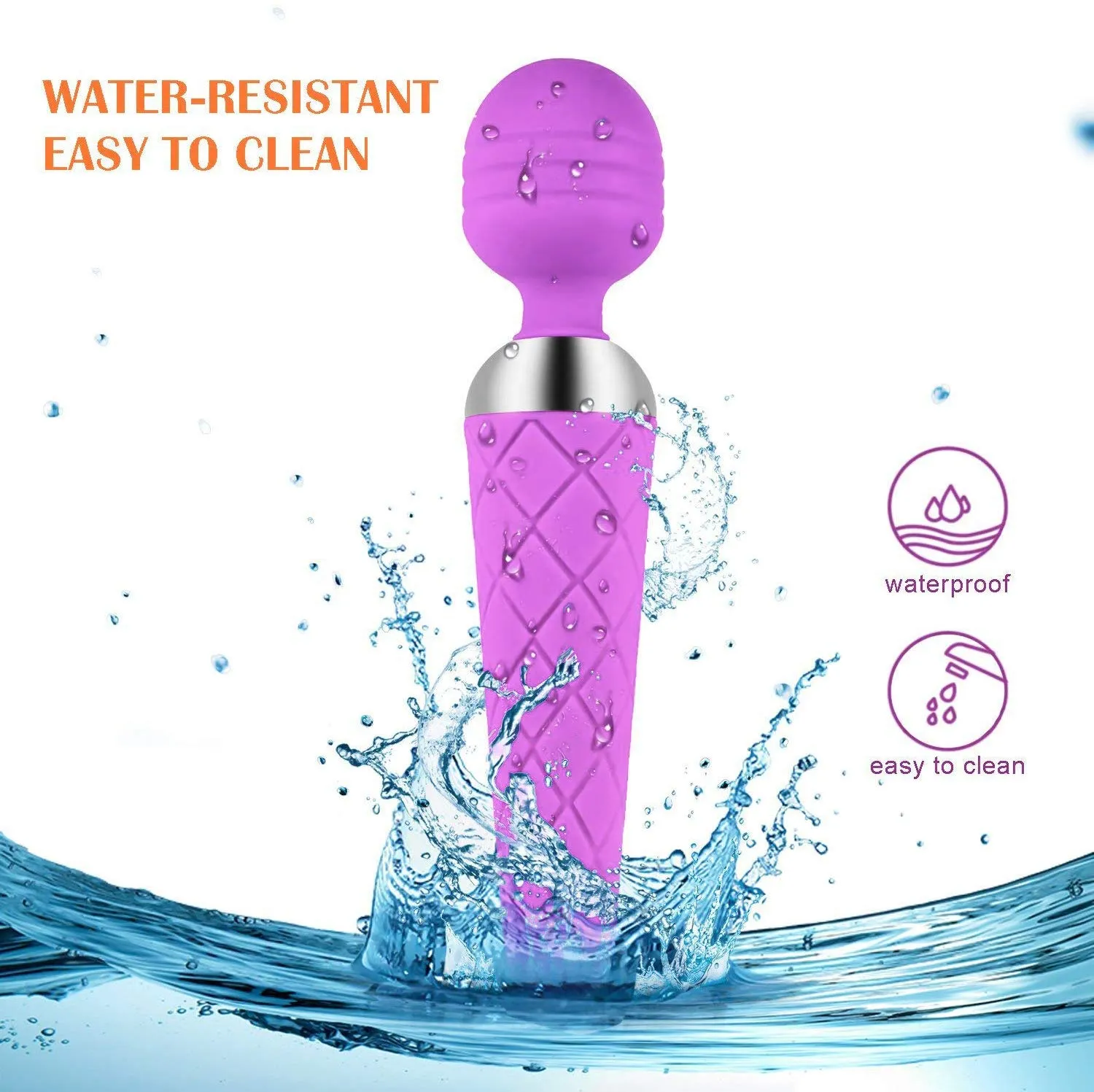 Electric Wand Massager Vibrator For Women Adult Toy