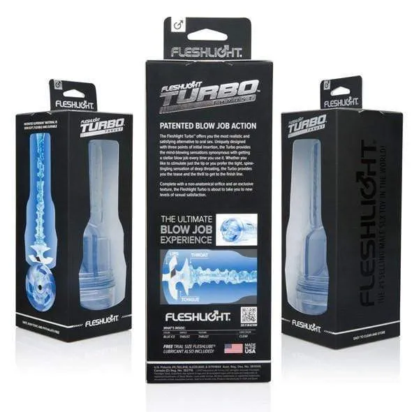 Fleshlight - Turbo Thrust Blue Ice Masturbator (Blue)