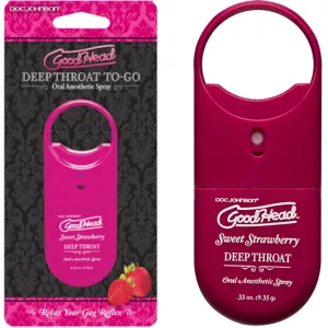 GoodHead Deep Throat Spray Strawberry Flavoured Oral Sex Desensitizer Lube