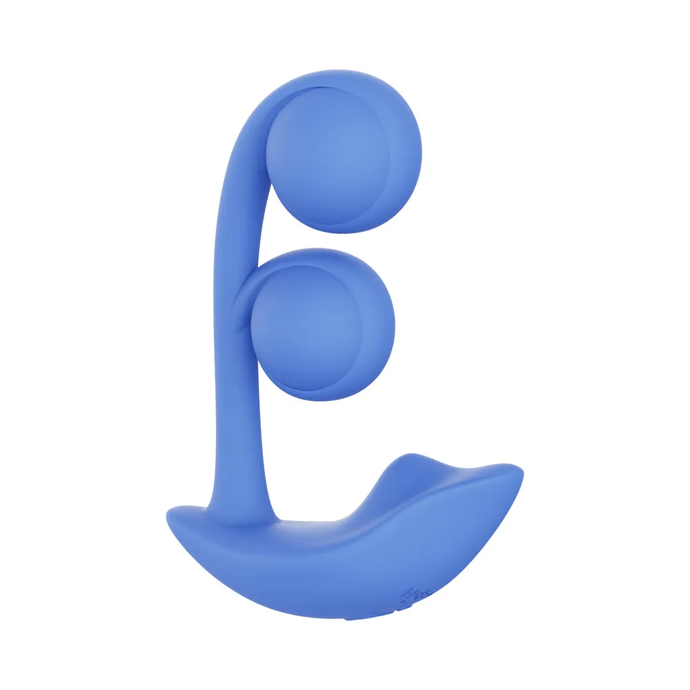 Honey Play Box Fortexa App-Controlled Kinky Finger Flapping Dual Stimulator Blue