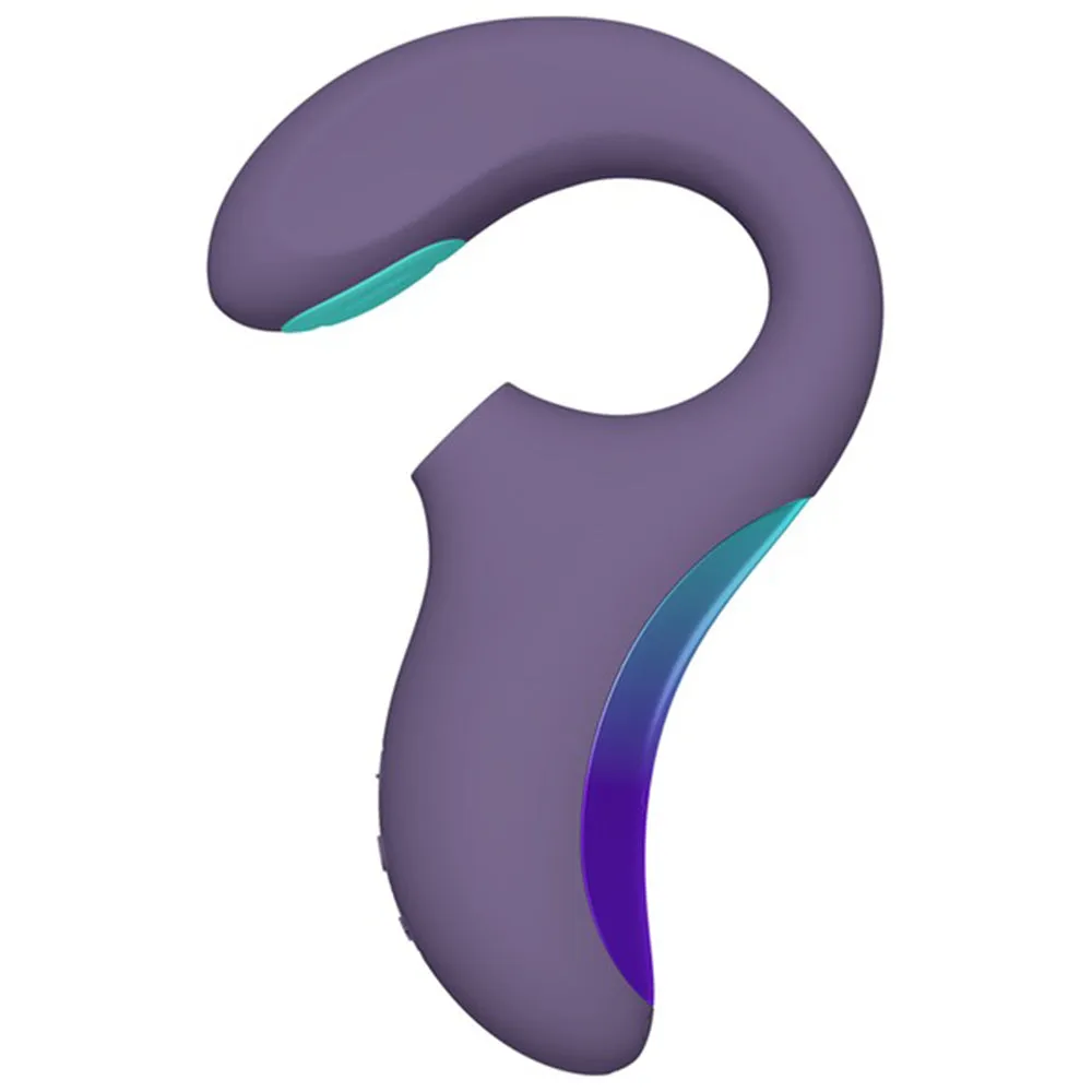 Lelo Enigma Double Sonic Triple Clitoral Stimulator APP Vibrator Purple