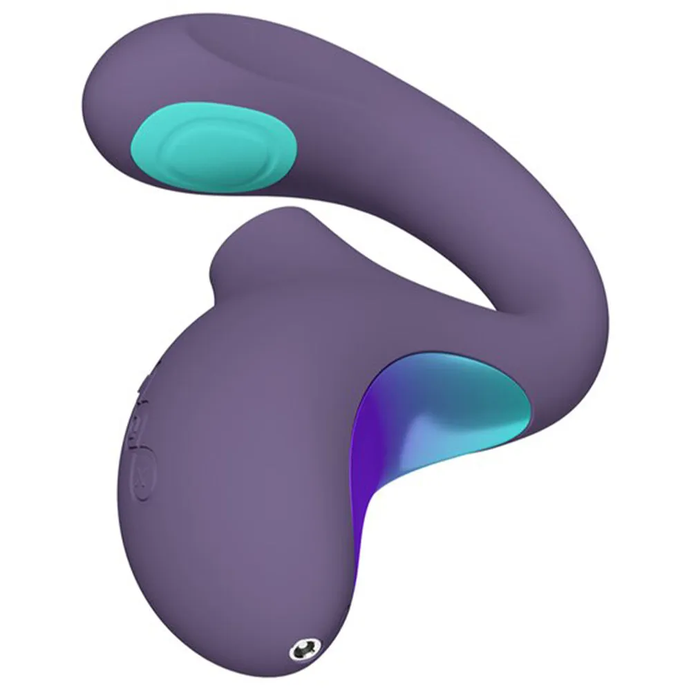 Lelo Enigma Double Sonic Triple Clitoral Stimulator APP Vibrator Purple