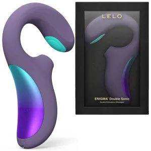 Lelo Enigma Double Sonic Triple Clitoral Stimulator APP Vibrator Purple
