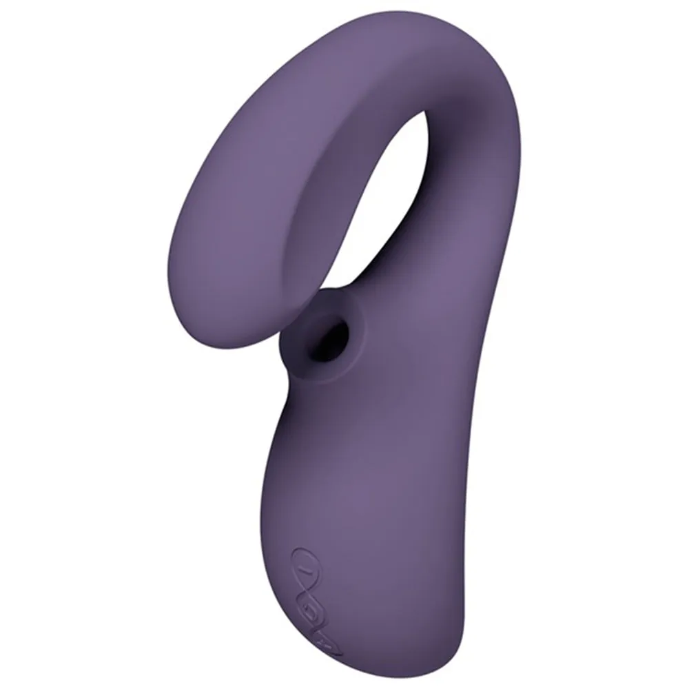 Lelo Enigma Double Sonic Triple Clitoral Stimulator APP Vibrator Purple