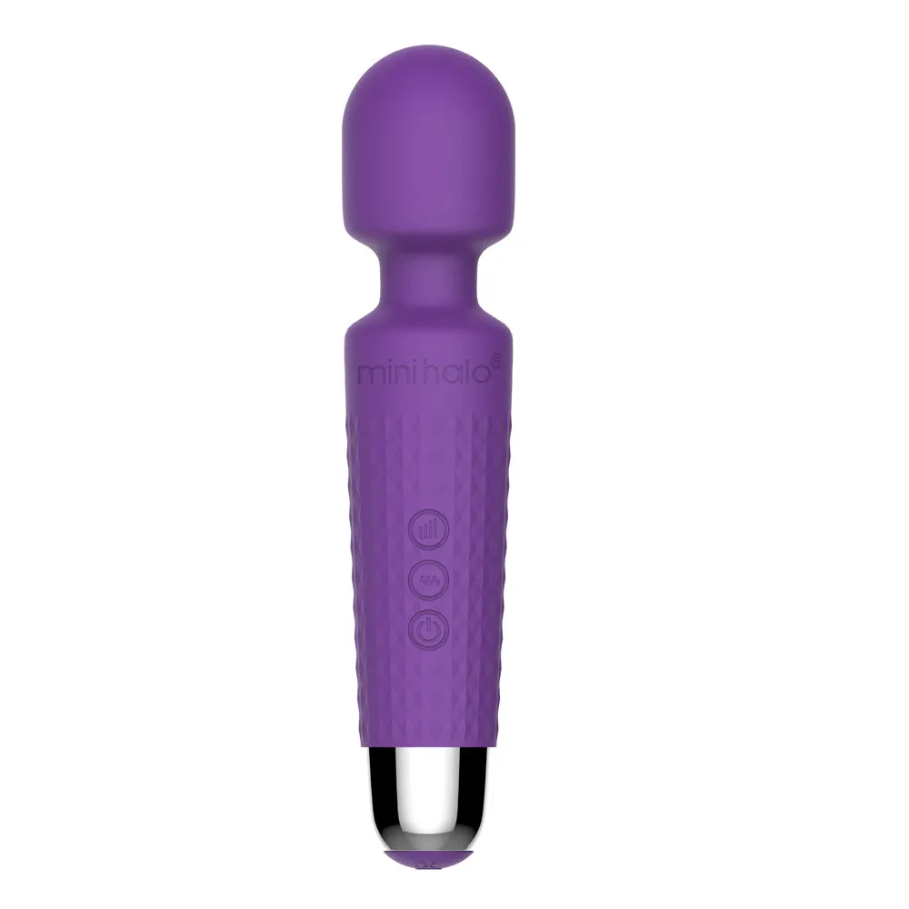 Mini Halo Wireless Wand 20x Silicone Amethyst