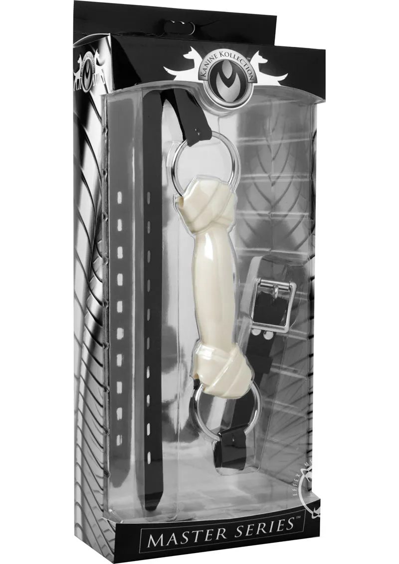 Ms Silicone Bone Gag - White