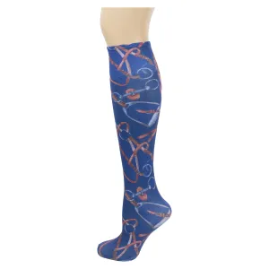 Navy Tack Adult Knee Highs