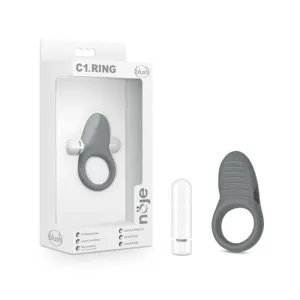 Noje C1.Ring Rechargeable Vibrating Silicone Cockring Slate
