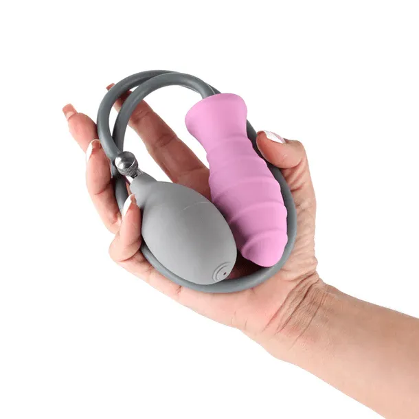 NS Novelties Inya InflataPlay Manual Inflatable Butt Plug