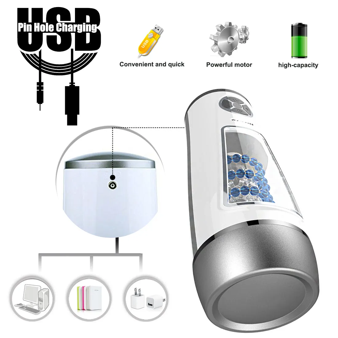 Penis Milking Machine Male Cock Massage Toy Sexmachines