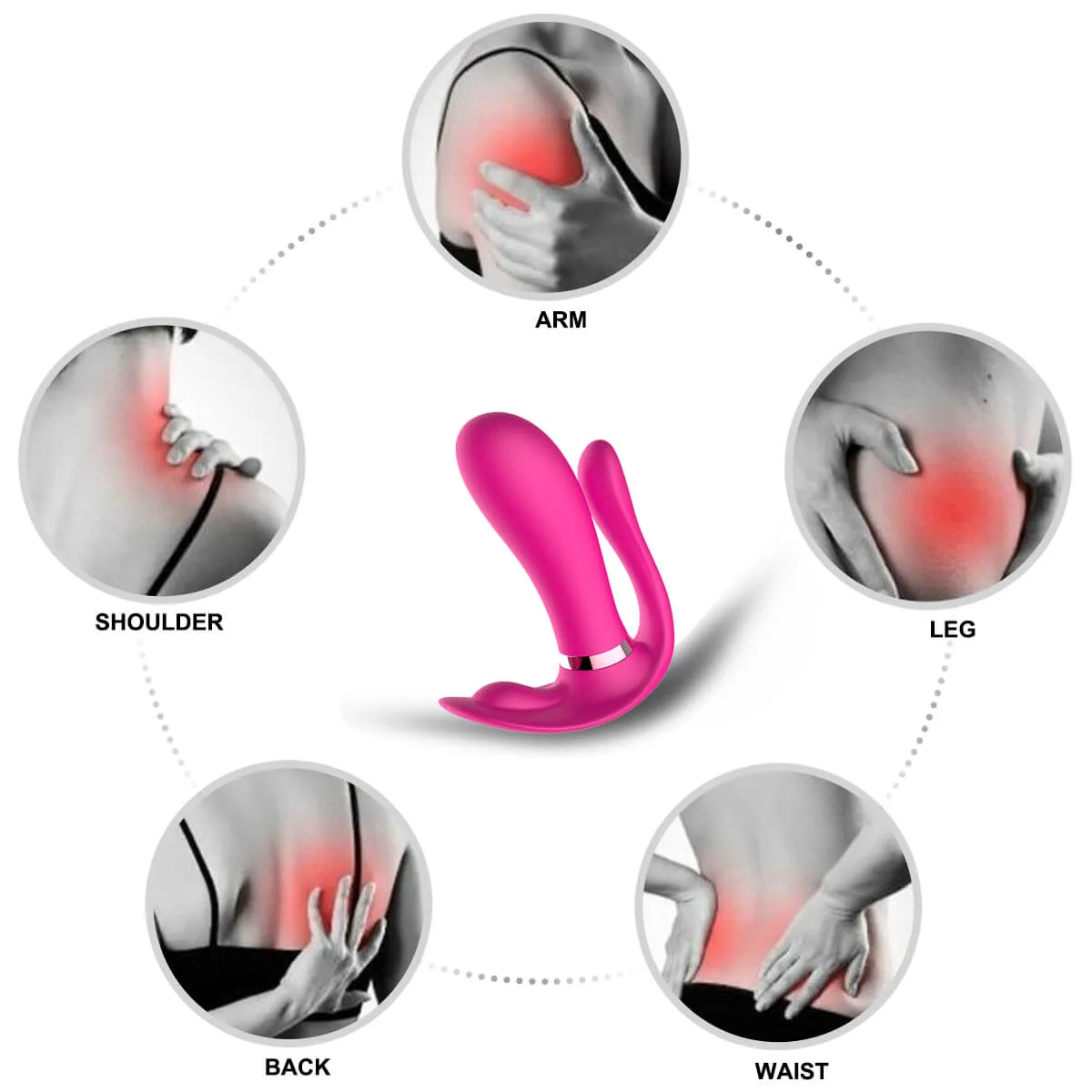 Real Feel Vibrator Heating Stimulator Remote Control Vibrator