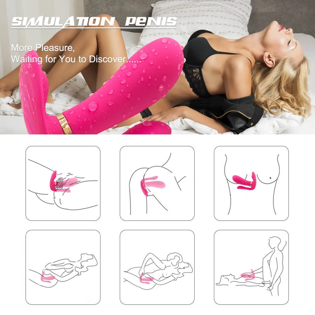 Real Feel Vibrator Heating Stimulator Remote Control Vibrator