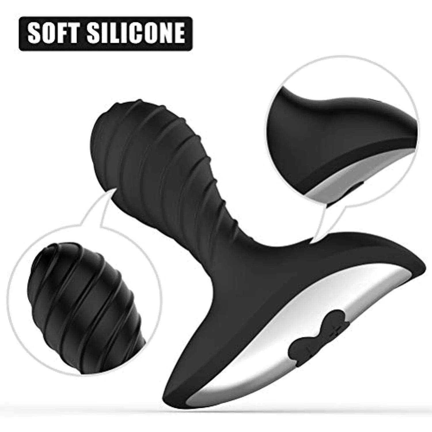 Smooth Vibrating Butt Plug Adult Toys Vibrator