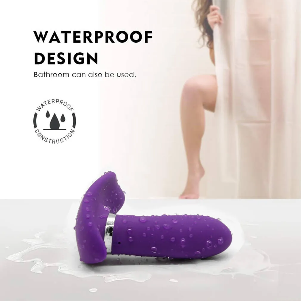 Strong Vibration Heating Dual Motors Vibrator Wearable Waterproof Toy