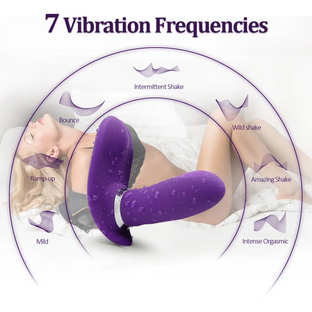Strong Vibration Heating Dual Motors Vibrator Wearable Waterproof Toy