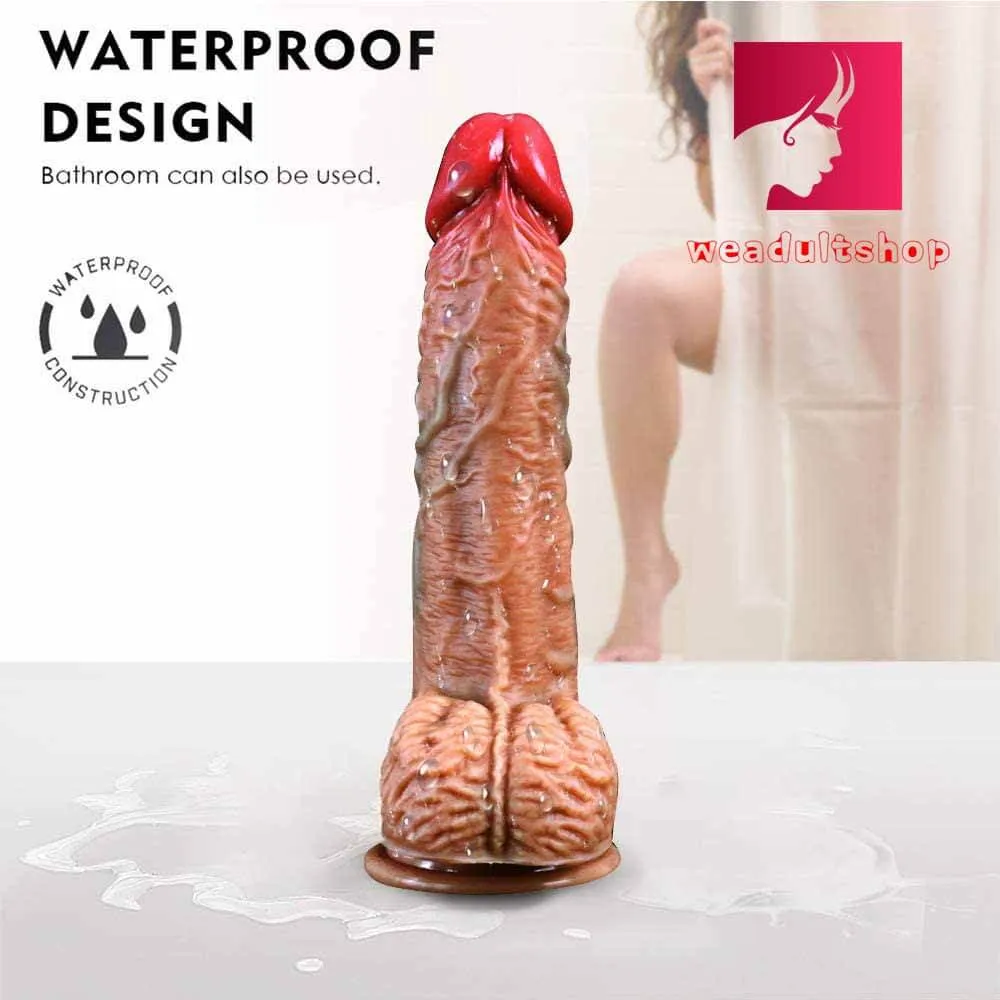 Telescopic Dildo Heating Vibrating Automatic Remote Dildo