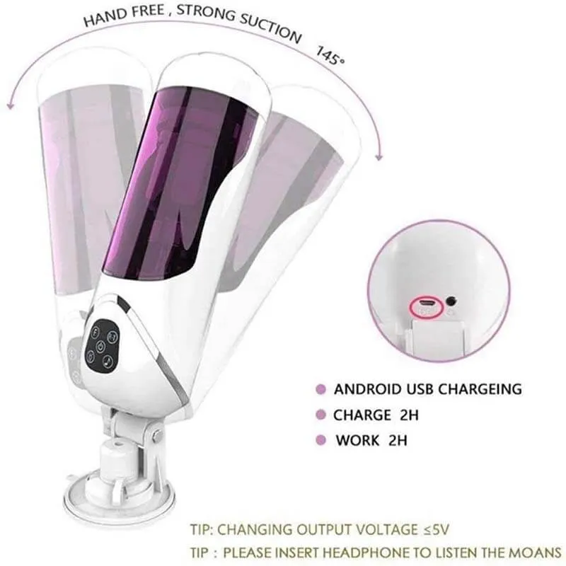 Thrusting Sex Toy Silicone Exotic Male Masturbation Cup