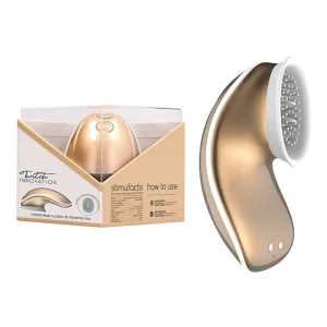Twitch Rechargeable Hands-Free Suction & Vibration Toy Gold