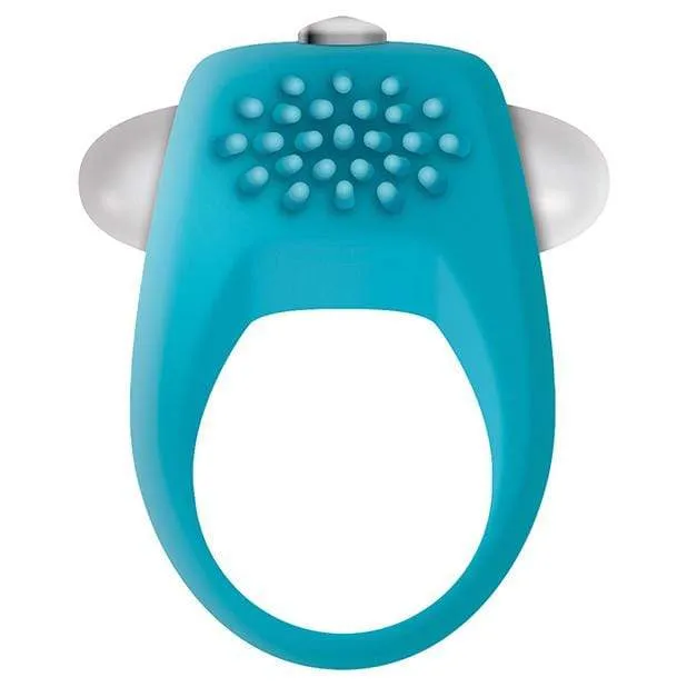 Zero Tolerance - Teal Tickler Vibrating Cock Ring (Blue)